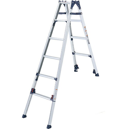 Stepladders - ピカ 四脚アジャスト式脚立かるノビSCL型階段用 ( SCL-45A ) ( IIB60 )
