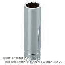KTC 9.5sq.ディープソケット(十二角) 対辺寸法24mm 差込角9.5mm 全長70mm ( B3L-24W ) 京都機械工具(株)