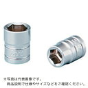 KTC 6.3sq.ソケット(六角) 対辺寸法9mm 差込角6.35mm 全長18.5mm ( B2-09 ) 京都機械工具(株)