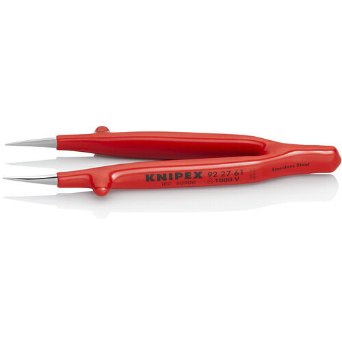 乐天商城 - KNIPEX 絶縁精密ピンセット 130MM ( 9227-61 )