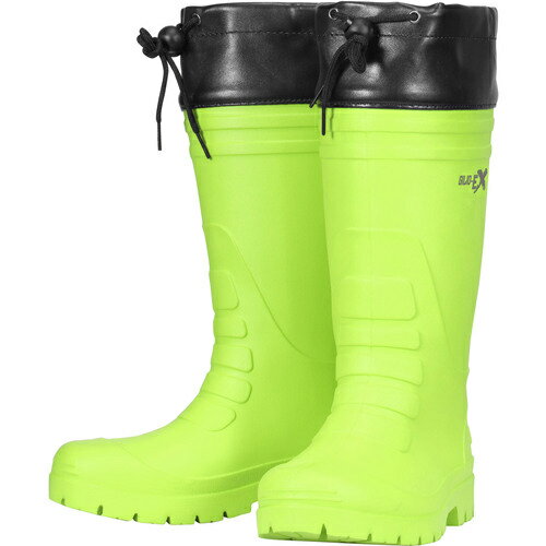 カジメイク エアーラバーブーツM ライム L ( 6433-84-L ) (株)カジメイク 【メーカー取寄】