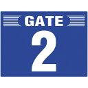 ユニット ゲート表示板 GATE 2 ヨコ ( 305-301 ) ユニット(株) 【メーカー取寄】