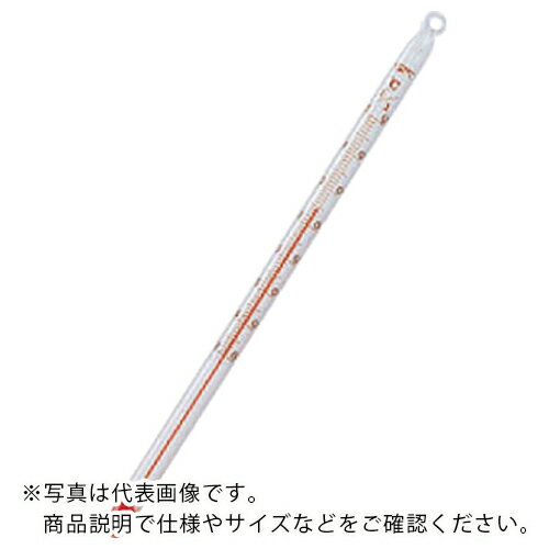 佐藤 アルコール棒状温度計 0〜50℃ 15cm （0610ー00） ( 0610-00 )