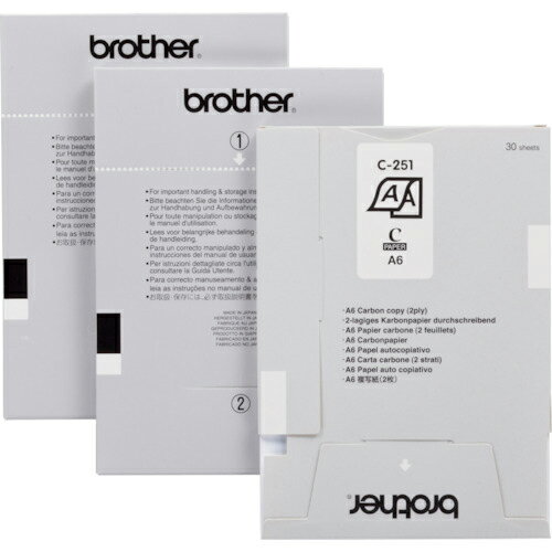 brother ( ブラザー工業 ) MPrint用ペーパーカセット複写紙(A6)3000枚(30枚入り×10カセット) ( C-251 ) 