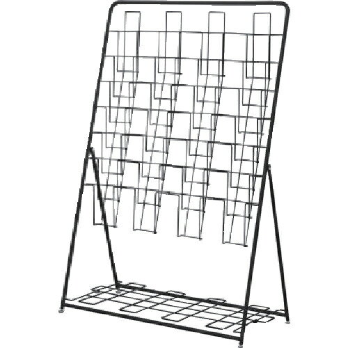 アールエフヤマカワ　パンフレットスタンド7段　4列　ブラック　 RFPFS-QUBK ( RFPFSQUBK ) アール・エ..
