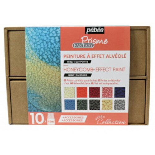 Pebeo ファンタジープリズム アトリエコレクション 45mlx10色+アクセサリー ( 758431 ) ペベオ・ジャポン(株)