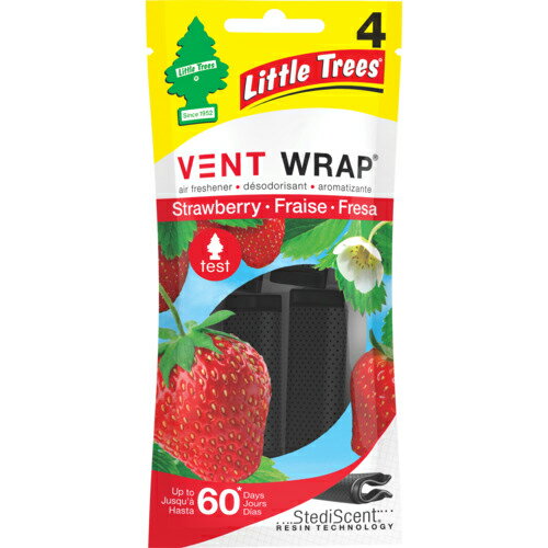 リトルツリーズ ( カーフレッシュ ) LT Vent Wrap - Strawberry(ストロベリー) ( LT506 )