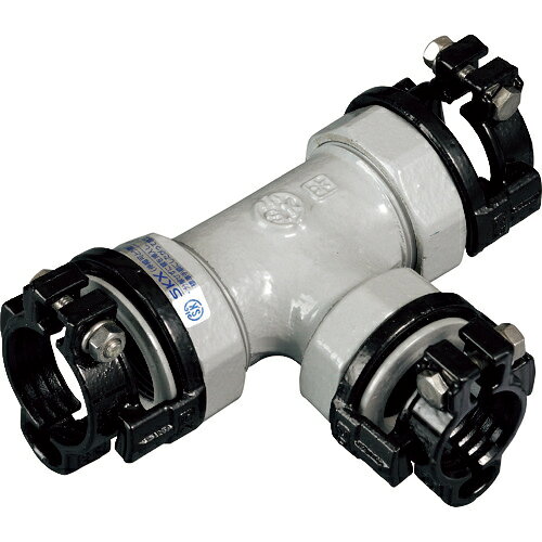 Rakuten - SKカワニシ ( 川西水道機器 ) 鋼管用継手 SKXナット付チーズ40×40 ( SKX-NT-40X40 )