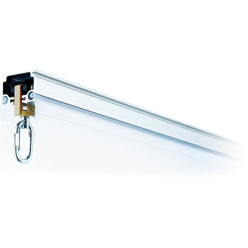 岡田 ( 岡田装飾金物 ) カーテンレール D40隙間シートレール4mアルミ ( 20L40-AS )