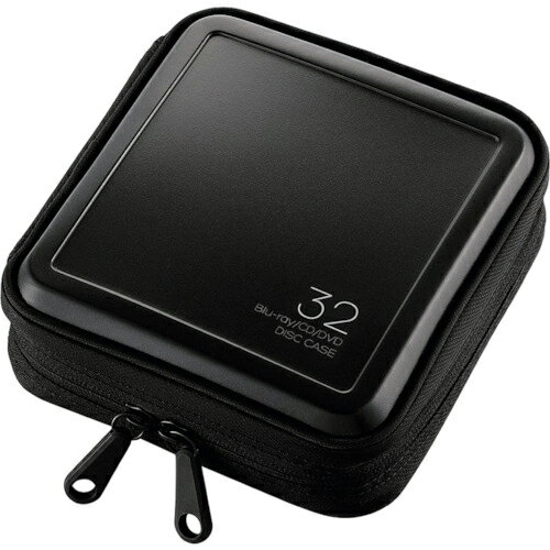 ELECOM　CD・DVD・Blu−rayファスナーケース　32枚収納　ブラック CCD-HB32BK ( CCDHB32BK ) エレコム（..