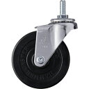 ハンマー ねじ込み旋回式ゴム車輪 75mm W3/8 ( 420A-20R75 ) ハンマーキャスター(株)