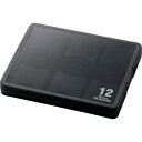 ELECOM SDカードケース 12枚収納 CMC-06NSD12 (...(4)