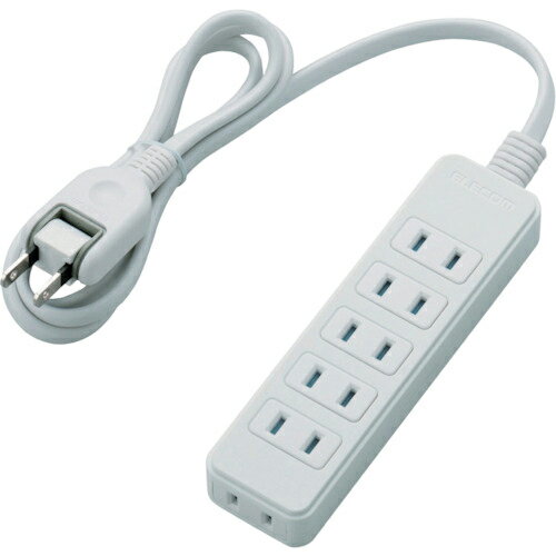 ELECOM ( エレコム ) シャッタータップ 6個口 1m ホワイト ( T-ST02N-2610WH ) 【メーカー取寄】