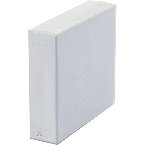 ELECOM　Blu−ray／DVD／CD対応クリアケース　24枚収納　クリア CCD-FBB24CR ( CCDFBB24CR ) エレコム（..