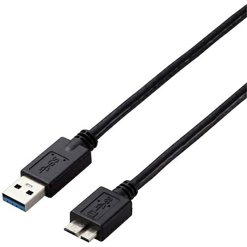 ELECOM ( エレコム ) USB3.0ケーブル A-microBタイプ 仕様固定 1.5m ブラック ( USB3-AMB15BK/ID ) 【メーカー取寄】
