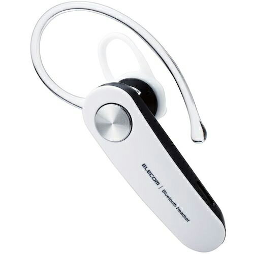 ELECOM ( エレコム ) Bluetoothヘッドセット 通話・音楽両対応 HD Voice対応 HS11 ホワイト ( LBT-HS11WH ) 【メーカー取寄】