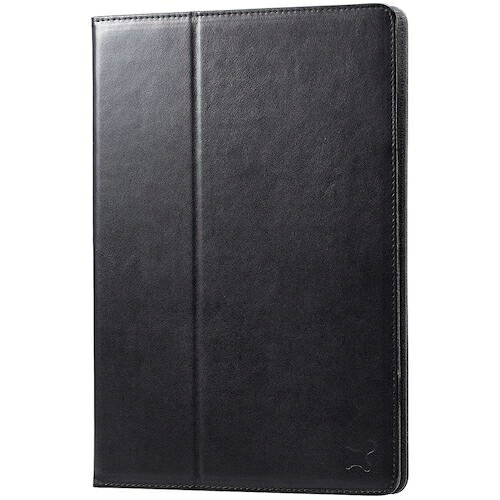 ELECOM ( エレコム ) タブレット汎用手帳型ケース ソフトレザー 2アングル 8.5-11.5インチ ブラック ( TB-10SPG2LBK ) 【メーカー取寄】