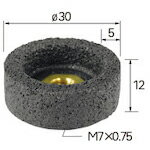 ナカニシ カップ砥石 10個入 φ30×12 #80 ( 64867 )