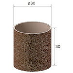 ナカニシ カートリッジサンダー 20個入 内径φ30×30 #120 ( 49486 ) 【メーカー取寄】