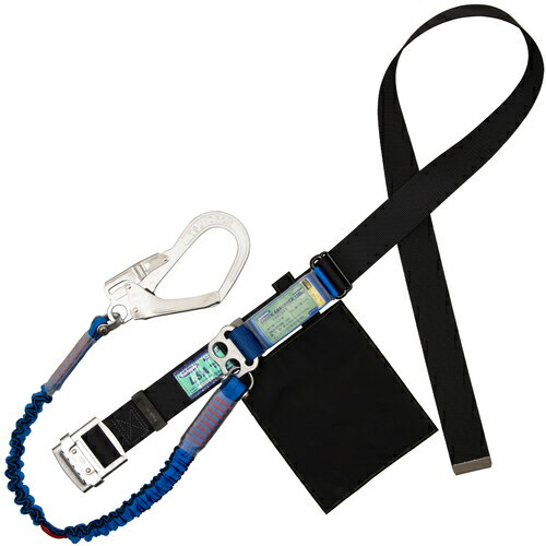 TSUYORON ( 藤井電工 ) 胴ベルト型墜落制止用器具(伸縮タイプ)ノビロン(BL) 黒 LLサイズ ベルト幅50MM×1600MM 130KG対応型 ( TBNV599BLKBLLL(130KG)JANBP ) 