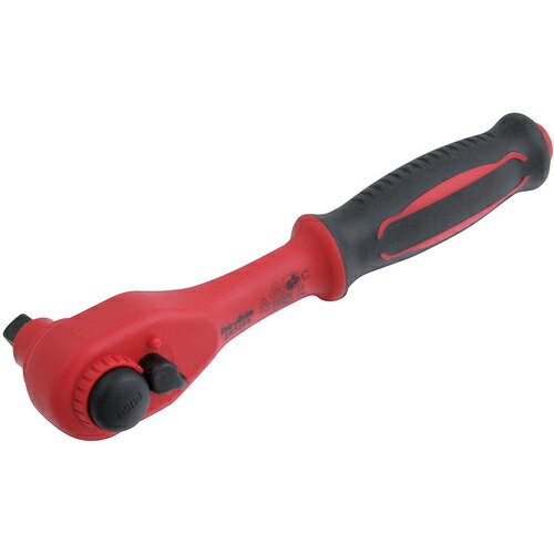 Pro−Auto ( スエカゲツール ) 3/8”DR.絶縁ラチェットハンドル 9.5mm 198mm ( ER3250 ) 【メーカー取寄】