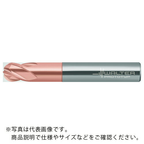 Prototyp ( ワルタージャパン ) 超硬ボールノーズエンドミル ( MC482-08.0A4B-WB10TG )