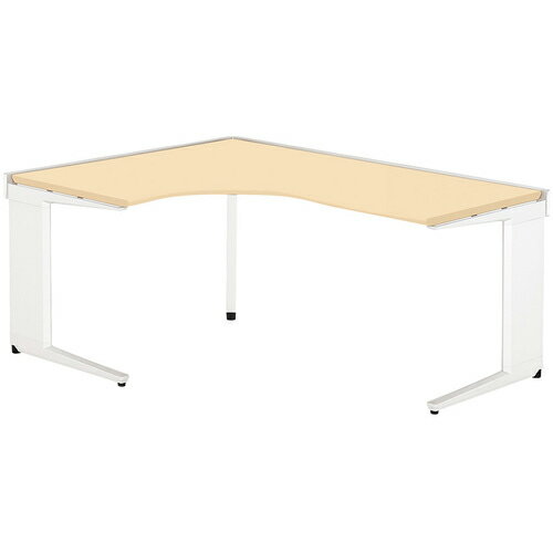 NAIKI ワークデスク(左用) TR型 トリアス TRIAS ( TRH1612CTL-WS ) (株)ナイキ