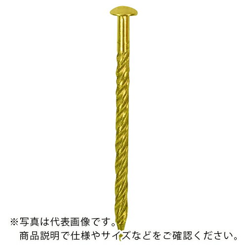 DAIDOHANT ( ダイドーハント ) 真鍮釘スクリュー 丸頭 (径:d)2.1x(長さ:L)38mm(約80本入) ( 10179645 ) 【メーカー取寄】
