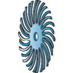 Minimo　ラバーブラシ　＃400　φ15　（20個入） ( NA3503 ) ミニター（株）