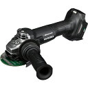 HiKOKI コードレスディスクグラインダ 36V 100mm 本体のみ ストロングブラック仕様 ( G3610DC(NNB) ) 工機ホールディングス(株)