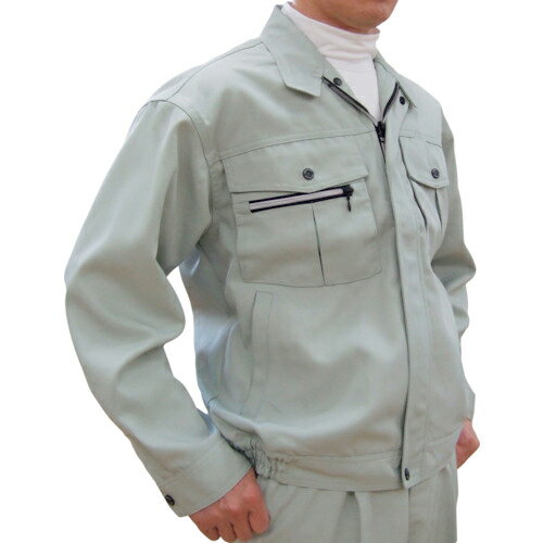 TEAGLES ポリエステル100%ブルゾン ライトグリーン L ( 6900 LG L ) トーマセンイ(株)