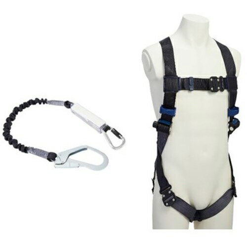 3M DBI-サラ エグゾフィットライト 回転式ベルトフルハーネス・伸縮式シングルランヤードセット【限定セット品】 ( 1114081KIT3 ) スリーエム ジャパン(株)安全衛生製品事業部