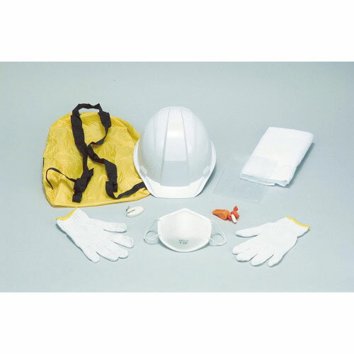 DIC ( DICプラスチック ) A-01防災用品セット 白 ( A-01-BOUSAI W )