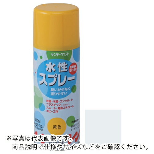 サンデーペイント 水性スプレー 白 300M ( 269549 ) サンデーペイント(株)