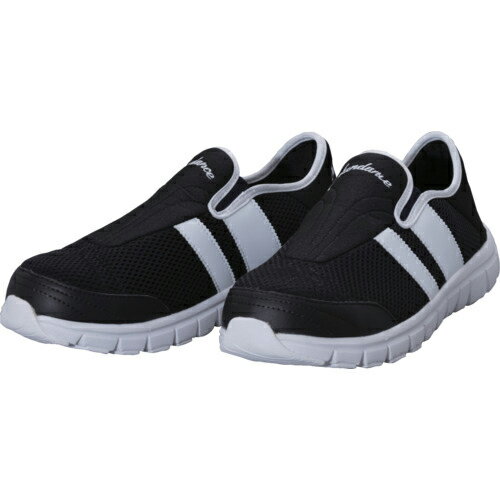 サンダンス SL-250 軽量安全スリップオン ブラック&ホワイト 27.0 ( SL-250-BKWH-27.0 ) サンダンス(株)