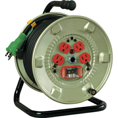 Rakuten - NICHIDO ( 日動工業 ) 電工ドラム 100V 過負荷漏電保護兼用ブレーカー付 20m ( NNP-EK24 )