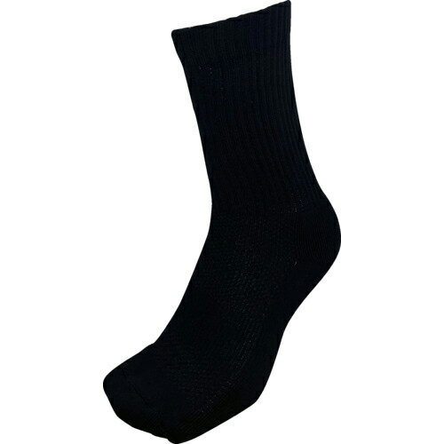 おたふく クッションパイルソックス先丸2足組 ブラック M S-811-BK-M ( S811BKM ) おたふく手袋（株）