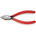 KNIPEX エレクトロニクスニッパー プラスチックハンドル 先細ヘッド ( 7681-125 ) KNIPEX社