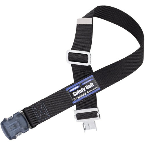 TSUYORON ( 藤井電工 ) 胴ベルトのみ ワンタッチバックル 黒 Mサイズ 幅50MM×長さ1200MM ( TUB-SOTN-BLK-M-BP )