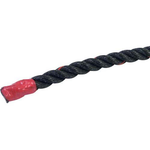 グリーンクロス ポリエチレンロープ 黒 少し軟打 30mm×400m ( 6300059443 ) 【メーカー取寄】