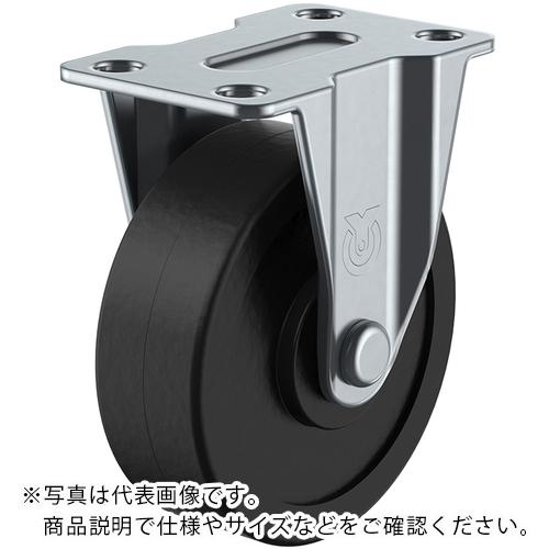 ユーエイ プレート式 固定 キャスター ゴム 車輪径32mm Gタイプ GR型 取付寸法29×0 ( GR-32R ) (株)ユーエイ キャスター事業部(4.0)