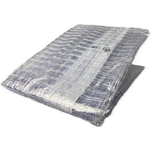 特長：透明塩ビ（PVC）シートに糸が入ったことでシワになりにくく強度・耐久力があります。用途：各種カバーや間仕切りなどに。仕様：色：透明幅(m)：1.8長さ(m)：1.8厚さ(mm)：0.15ハトメ数(個)：16ハトメピッチ(cm)：45引張強度：縦70N/3cm、横80N/3cm厚さ：0.15mm材質／仕上：シート：ポリ塩化ビニール糸：ポリエステルハトメ：アルミニウム（ハトメ内径：9mm）　●代表画像について 商品によっては、代表画像を使用している場合がございます。 商品のカラー、サイズなどが異なる商品をイメージ画像として 使用させて頂いている場合がございます。 必ず、商品の品番と仕様をご確認のうえ、ご注文お願いいたいます。 　●お買上げ明細書の廃止について 当店では、個人情報保護と環境保護の観点から同封を廃止しております。 お買上げ明細書が必要な場合は、備考欄に「お買上げ明細必要」と 記載お願いいたします。 当店からの出荷の場合は、同封にて発送させて頂きます。 （※メーカー直送の場合は、PDFデータをメールさせて頂きます。） 　注意事項 ※商品名に【2個セット】等、数量の明記がない場合は1個での販売となります。