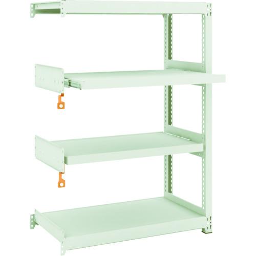 TRUSCO　スチールラック　M2型軽中量棚　860X450XH1200　4段うちスライド2段　連結 M2-4342M2B ( M24342M2B ) トラスコ中山（株）