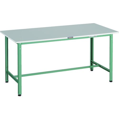 Rakuten - TRUSCO ( トラスコ中山 ) 軽荷重作業台(300kg)RAE2型 RoHS2対応天板 1500X750XH740 グリーン色 ( RAE2-1500 )