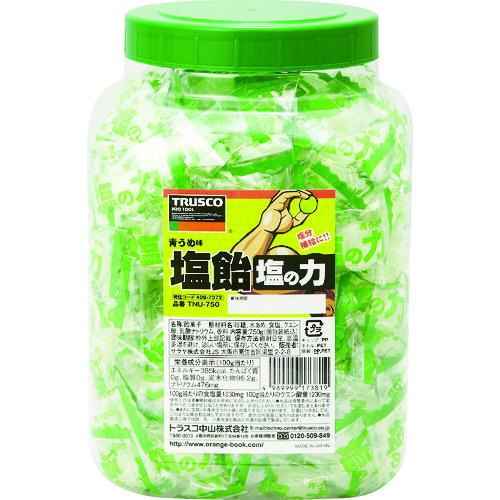 TRUSCO ( トラスコ中山 ) 【※軽税】 塩飴 塩の力 750g 青梅味 ボトルタイプ ( TNU-...