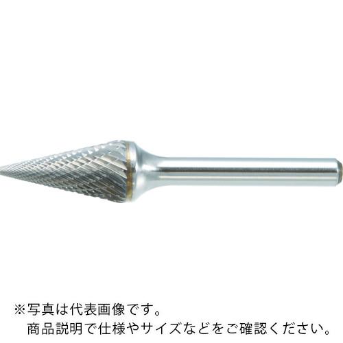 特長：効率的な切れ刃形状の設計により優れた切れ味を実現しています。用途：あらゆる金属、非鉄金属、樹脂などの研削、バリ取り、面取りから溶接のビードの削落しに。仕様：形状：テーパー型(シングルカット)刃径(mm)：16刃長(mm)：25軸径(mm)：6軸長(mm)：50最高使用回転数(rpm)：12000オール超硬/ロー付：ロー付角度(°)：31注意：作業時は必ず安全帽、安全メガネなどの保護具をご着用ください。最高使用回転数は推奨値です。　●代表画像について 商品によっては、代表画像を使用している場合がございます。 商品のカラー、サイズなどが異なる商品をイメージ画像として 使用させて頂いている場合がございます。 必ず、商品の品番と仕様をご確認のうえ、ご注文お願いいたいます。 　●お買上げ明細書の廃止について 当店では、個人情報保護と環境保護の観点から同封を廃止しております。 お買上げ明細書が必要な場合は、備考欄に「お買上げ明細必要」と 記載お願いいたします。 当店からの出荷の場合は、同封にて発送させて頂きます。 （※メーカー直送の場合は、PDFデータをメールさせて頂きます。） 　注意事項 ※商品名に【2個セット】等、数量の明記がない場合は1個での販売となります。
