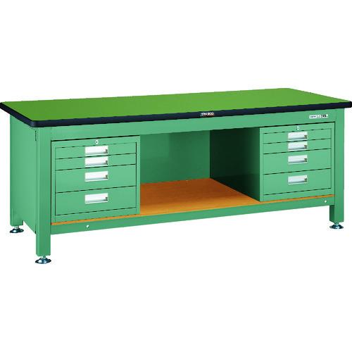 TRUSCO �Ųٽź����(3000kg)TWZ�� 1800X750XH740 4�ʰ���X2�� ���꡼�� ( RTWZ-1800D4D4 ) �ȥ饹���滳(��...