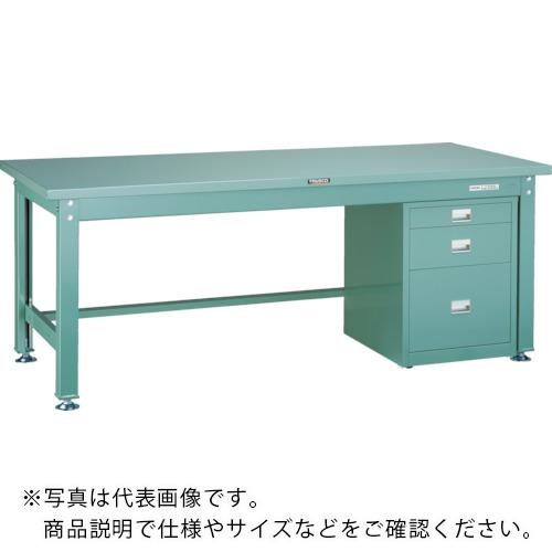 TRUSCO ( トラスコ中山 ) 中荷重作業台(2000kg)DW型 1200X750XH740 3段ワゴン付 グ...