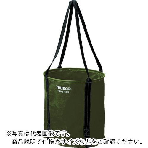 TRUSCO ( トラスコ中山 ) 大型電工用バケツ オリーブドラブ Φ400X400 ( TBDB-400-OD )