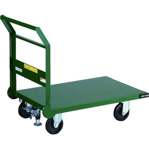 TRUSCO ( トラスコ中山 ) 鋼鉄製運搬車 900X600 Φ150エアキャスター Lストッパー付 ( SH-2NACSS )...
